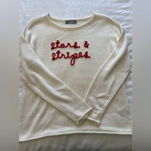 Marled Stars & Stripes Sweater